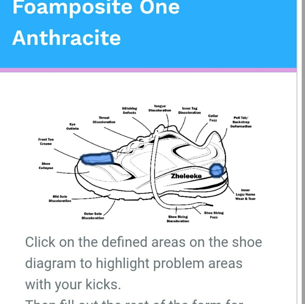 Pre owned Nike Foamposite